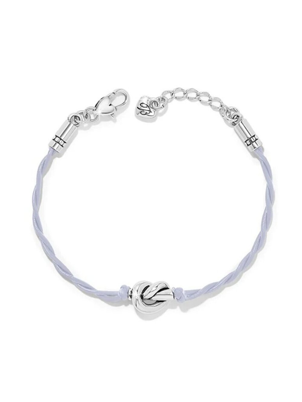 Brighton Interlok Single Knot Leather Bracelet $78 Style JF038E Lavender